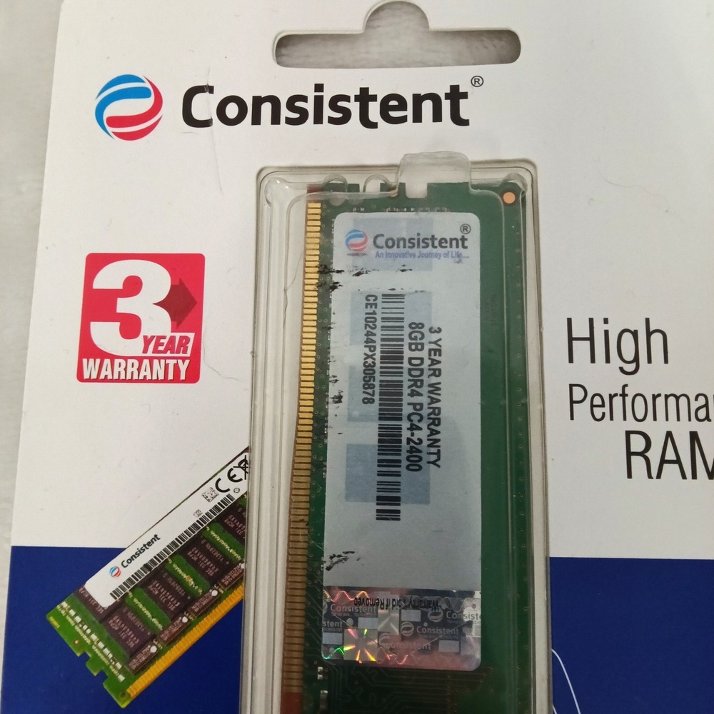 Consistent 8GB DDR4 PC4-2400 Desktop RAM Memory Module High Performance NEW - Picture 2 of 3